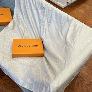 Louis Vuitton Pearl Gray Monogram Classic Shawl